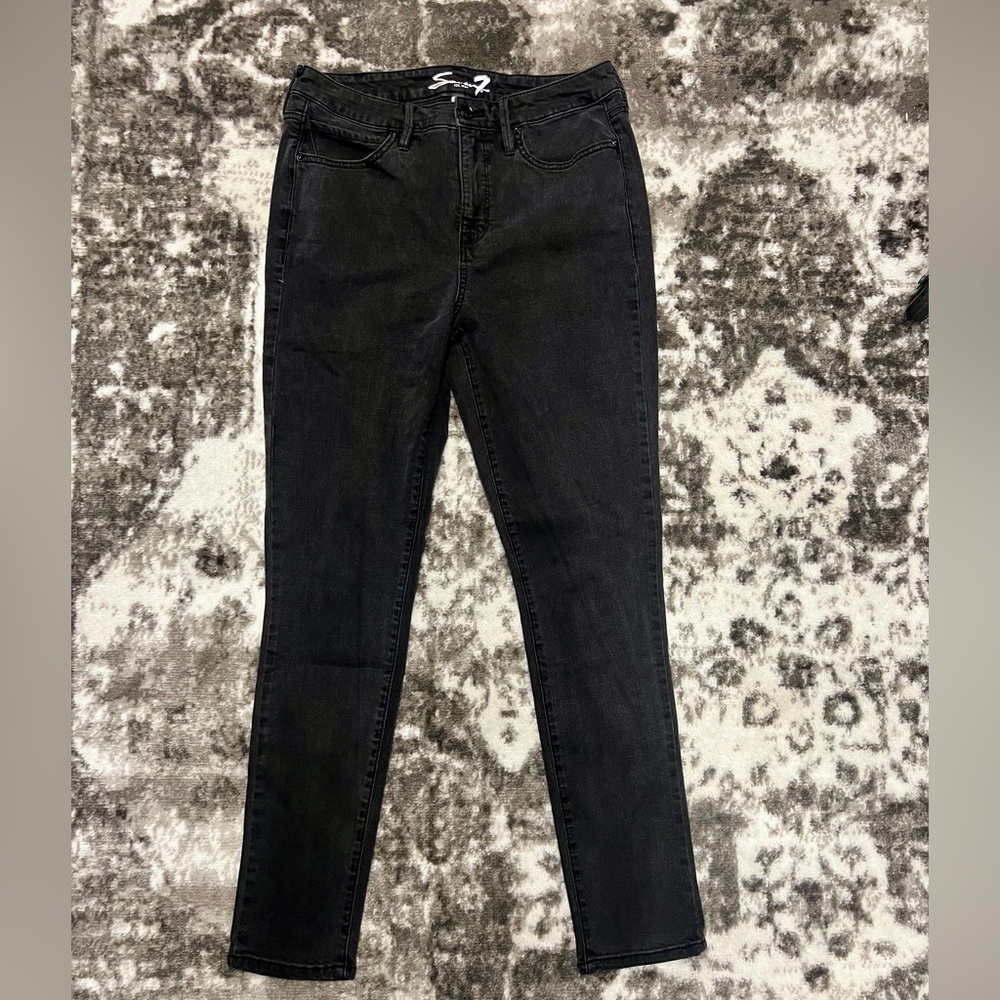 Seven7 Women's Black Skinny Jeans